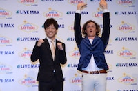 陣内智則とチャド・マレーン。