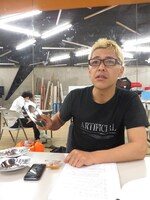 初めて作・演出を務める「田村亮一座実験公演『ぶちかまし太郎、走って逃げる。』」の稽古で怒りの表情を見せるロンドンブーツ1号2号・田村亮。