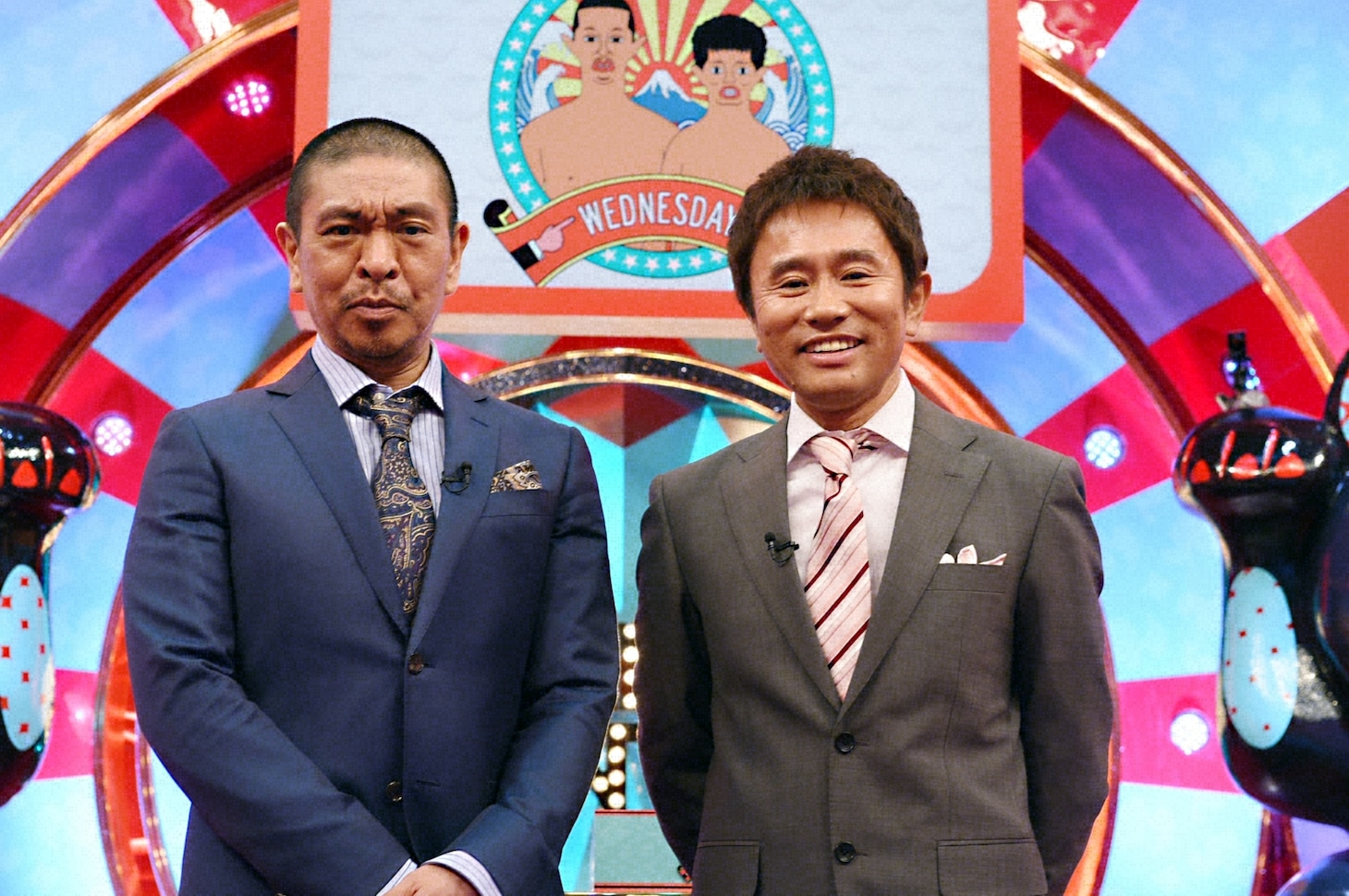 「水曜日のダウンタウン」MCのダウンタウン。(c)TBS