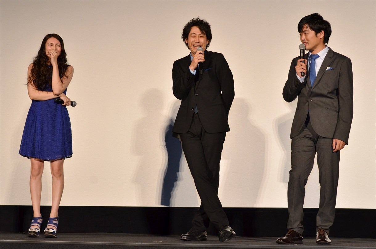 （左から）柴咲コウ、大泉洋、劇団ひとり。