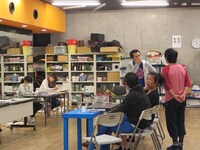 「田村亮一座実験公演『ぶちかまし太郎、走って逃げる。』」稽古の様子。