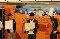 「なんば謎ときプロジェクト記者発表」の様子。