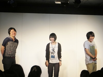 前説を務めたトップリードと児島。