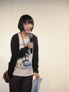 もともと小さい声だが、頑張って大きい声を出す児島代表。