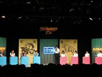 エキシビジョンタッグマッチ「ラブナマイト関西」の様子。