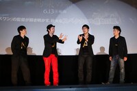 映画「ノア 約束の舟」公開記念特別イベント付舞台挨拶に登場したザ・プラン9。