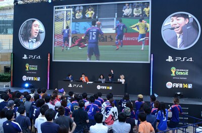 ゲームでは又吉のパスを受け綾部がゴールを決めた。