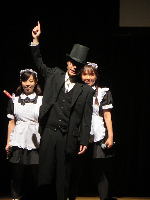 「ケイダッシュライブブレイク」フィクサーの大輪凶呪と部下のハルカラ。