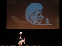 観客リクエストでハッポゥくんが作ったビックスモールン。