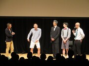 Hi-HiがMCのコーナー「DORAGON'S GATE」に登場したどんぐりたけしとマスオチョップ。