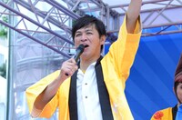 イベントを締めくくったますだおかだ岡田。