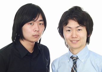 スパナペンチ。左が永田、右が高橋。