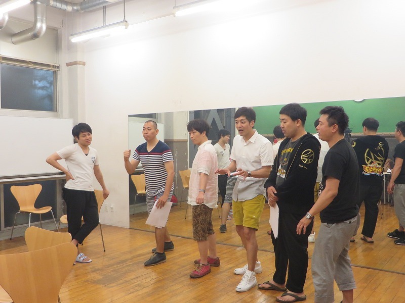 ユニットコントライブ「CONTS」新潟公演の稽古風景。