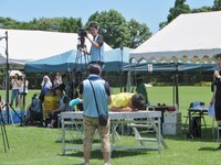 岩橋の開会宣言「ビターン！」。