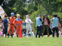 両津を応援に来たジャンプオールスターズ。