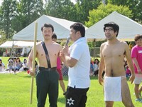 「ファイナルファイト」のマイク・ハガーと、こち亀65巻の表紙の両津。