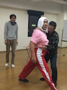 稽古の様子。
