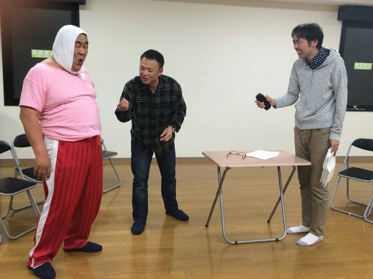 稽古の様子。