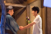 「サッポロ生ビール黒ラベル」新CMの撮影風景。