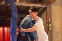 「サッポロ生ビール黒ラベル」新CMの撮影風景。