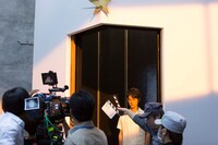 「サッポロ生ビール黒ラベル」新CMの撮影風景。