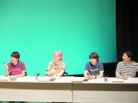 第1局のプレイヤーキングオブコメディ高橋、能町みね子、小田原ドラゴン、フットボールアワー岩尾。