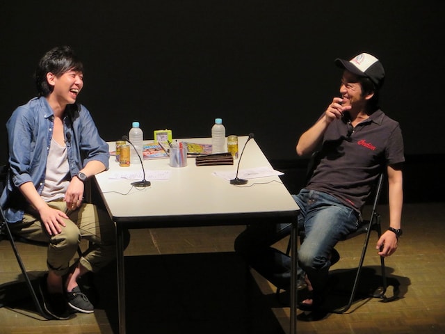 「吉田ラジオ」のブラックマヨネーズ吉田と烏龍パーク橋本。