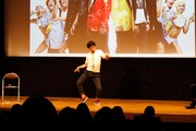 ギャグを披露するちゅうえい。