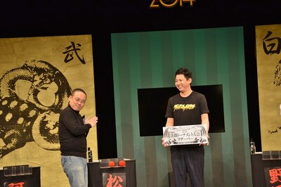 優勝に複雑な表情を浮かべる松田。