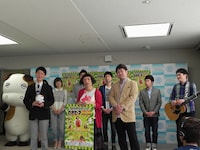 「わさビーフ劇場」発表記者会見。(c)吉本興業。