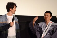 左から佐々木蔵之介、ますだおかだ増田。