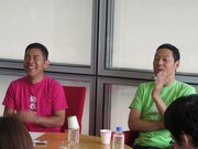 ナインティナイン岡村と東野幸治。