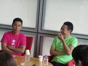 ナインティナイン岡村と東野幸治。