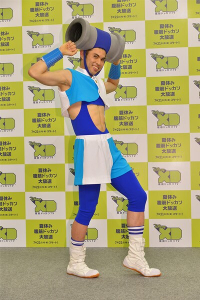 「ディズニーXD 腹筋ドッカンTV」のイメージキャラクター・小島よしお。(c)Disney