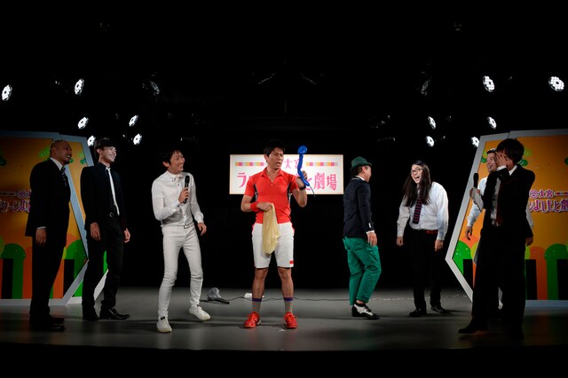 ミニライブの様子。