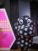 会見を引っかき回した小平市のゆるキャラ・クロコダイラ。声は入江そっくり。