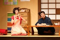 公開舞台稽古の様子。