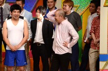 照れるルシファー吉岡。