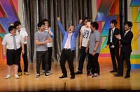 優勝したルシファー吉岡。