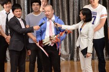 優勝したルシファー吉岡。