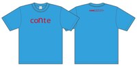 「月刊コント」5周年記念オリジナルTシャツ（青）