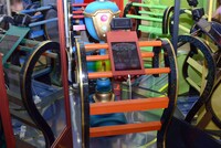 めちゃギントンを体験できる装置。