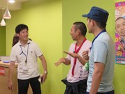 ボケの大悟に先に話を振ってしまったテレビ埼玉局員。