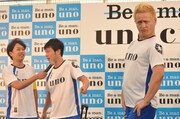 ガリットチュウと、ライセンス井本（左）。