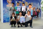 ジャンポケらアナ雪芸人3組がレリゴー