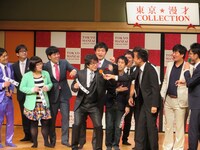 オープニングでナイツ塙にイジられるガリベンズ新藤。