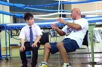 対談中の様子。