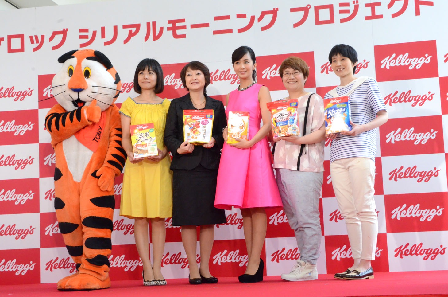 「シリアルモーニングプロジェクト」のPRイベントの様子。