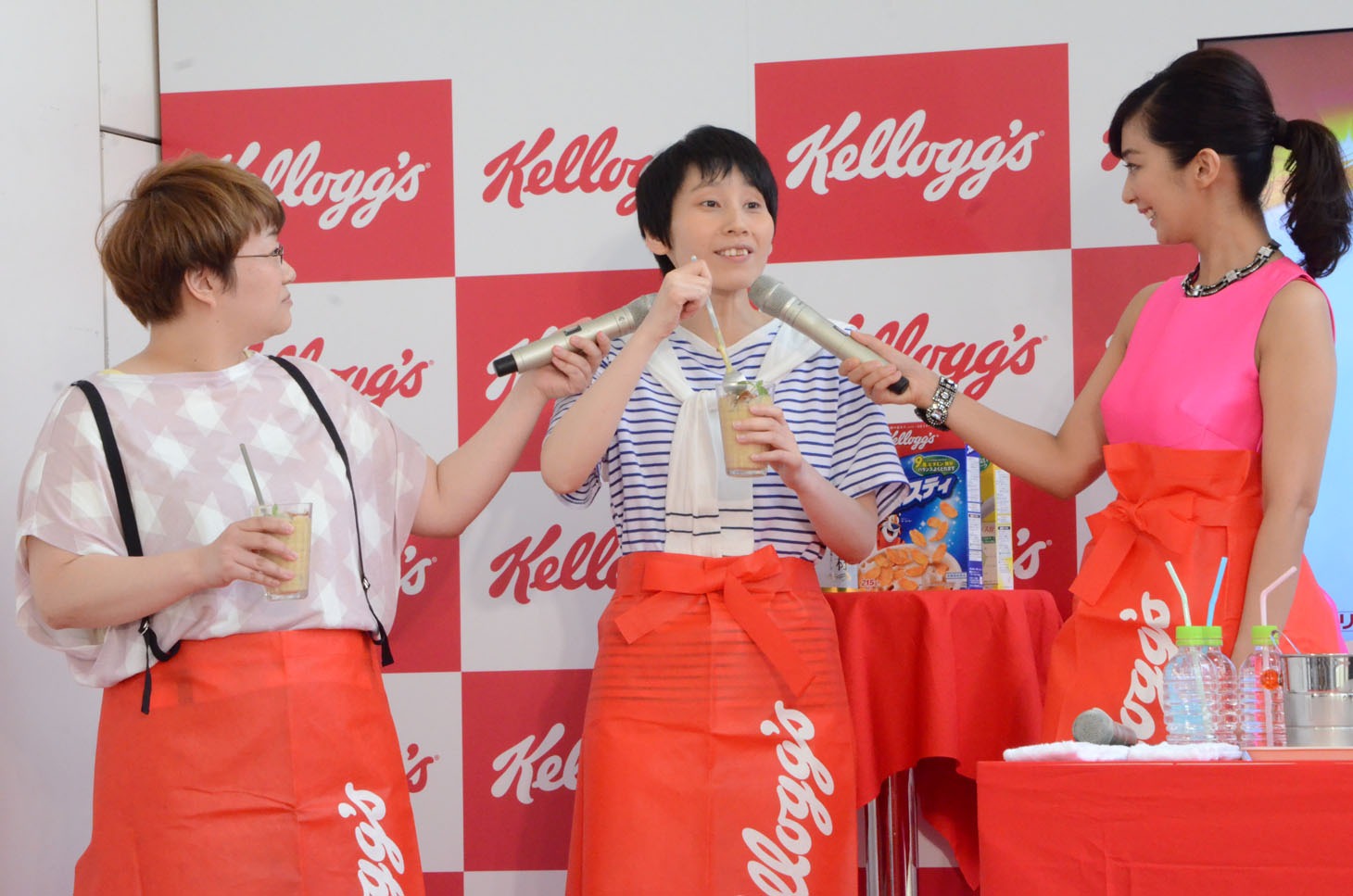 「シリアルモーニングプロジェクト」のPRイベントの様子。
