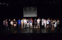 「第3回ニュースタッフプロダクション チャンピオン大会」エンディングの様子。